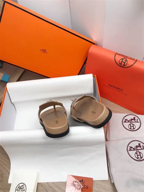 hermes slipper fake|Hermes slippers for men.